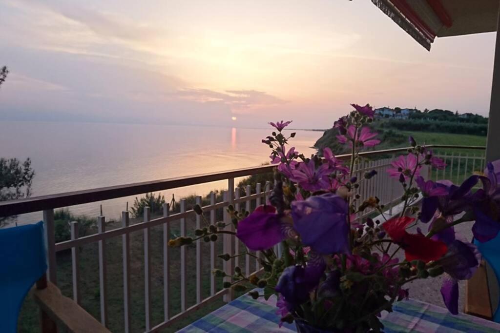 Sunshine House Offering Spectacular Views To Olymp A Apartment Неа Ираклия Екстериор снимка