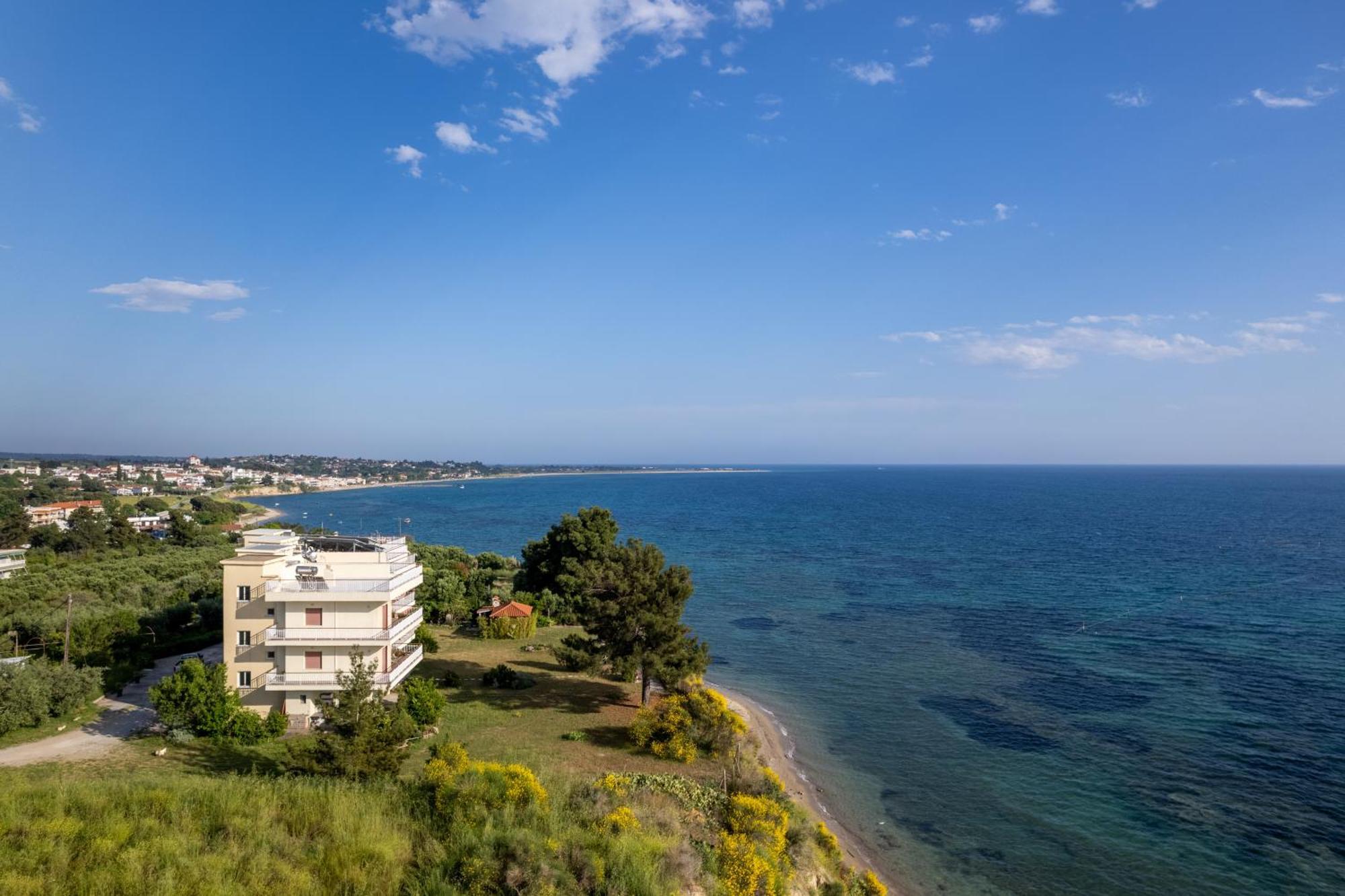 Sunshine House Offering Spectacular Views To Olymp A Apartment Неа Ираклия Екстериор снимка