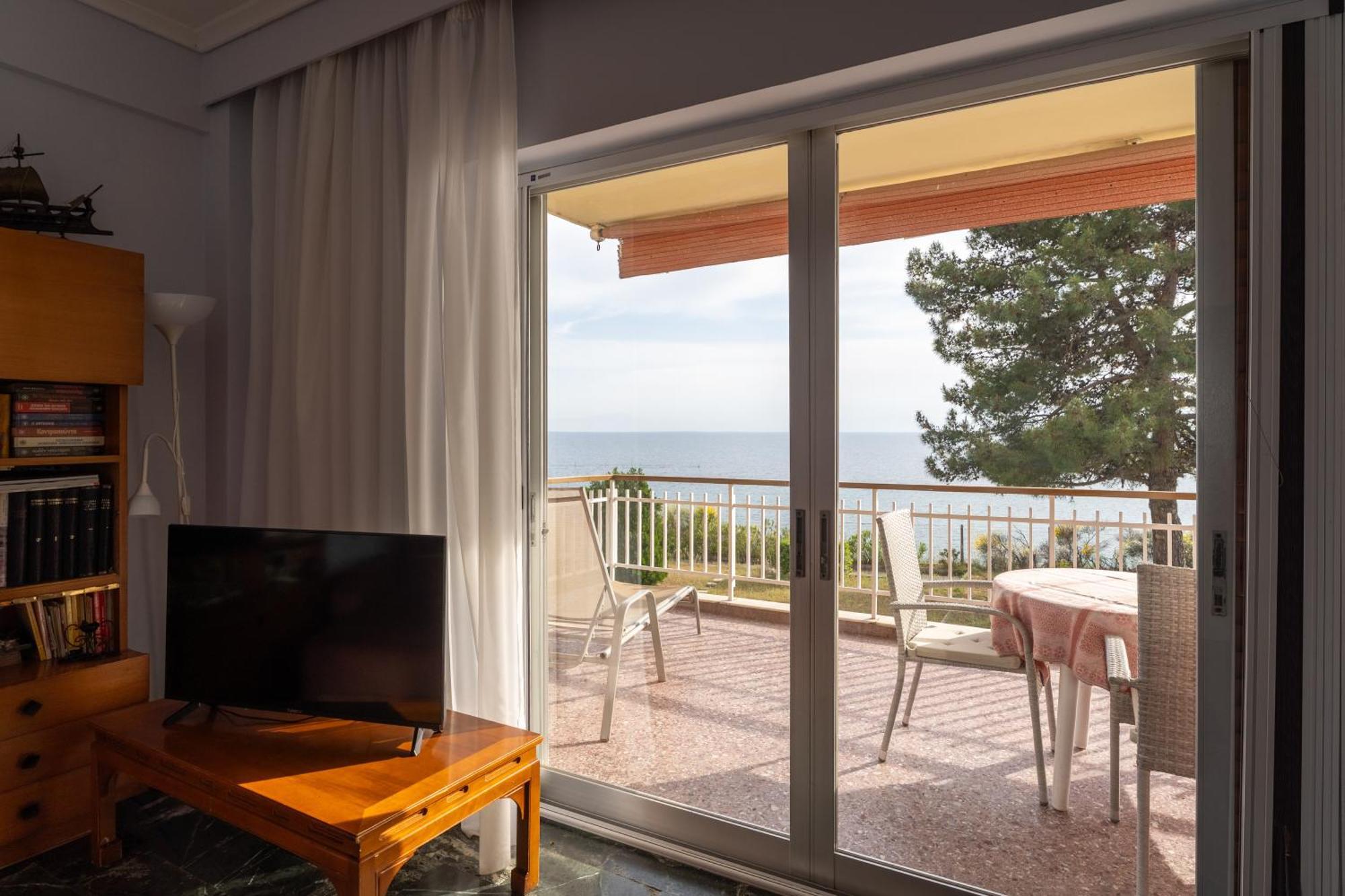 Sunshine House Offering Spectacular Views To Olymp A Apartment Неа Ираклия Екстериор снимка