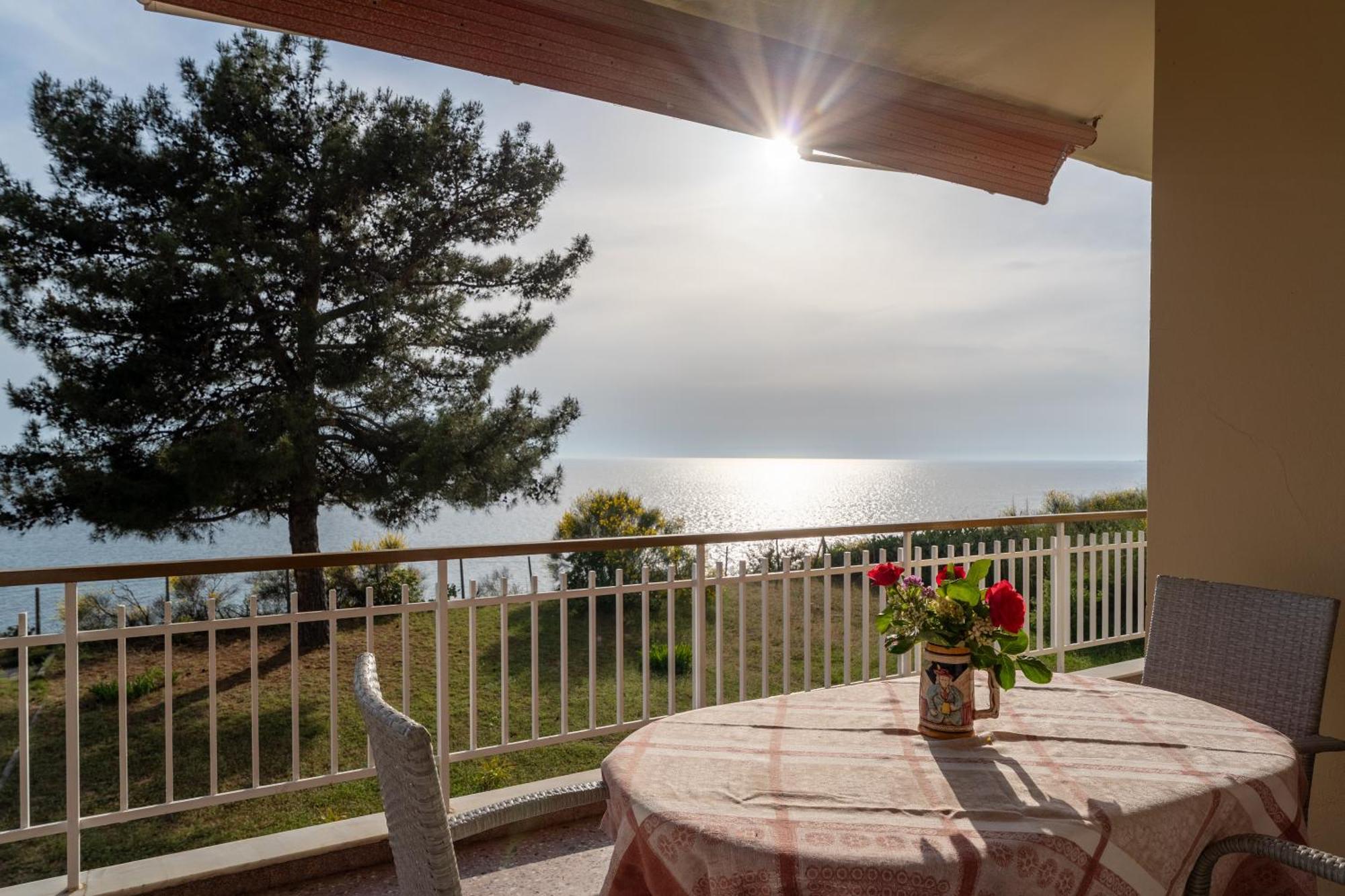 Sunshine House Offering Spectacular Views To Olymp A Apartment Неа Ираклия Екстериор снимка